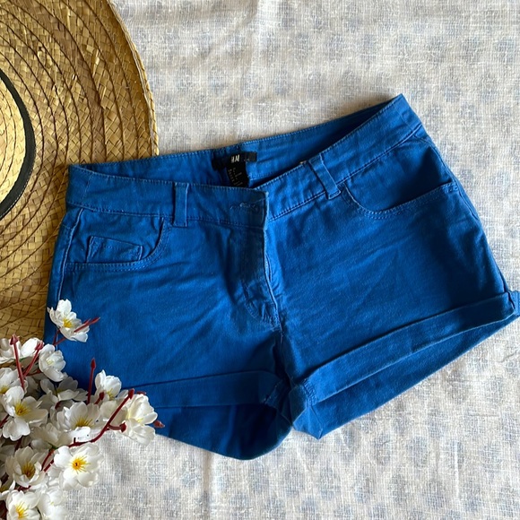 H&M Pants - H&M electric blue shorts